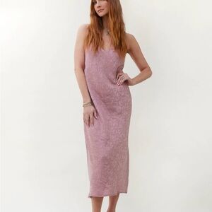 Smash + Tess x Ashlee Simpson Rose Pink Disco Slip Dress - size Medium (M) NWT